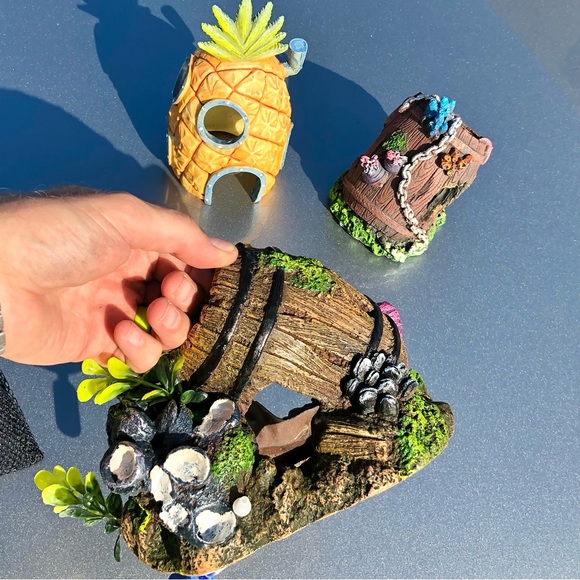 Fish Tank Decorations Set (Lot Of 9) - Picture 3 of 15